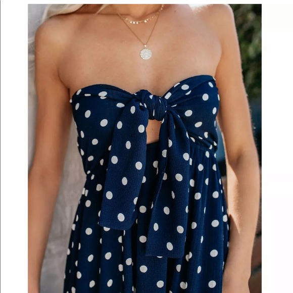 🆕 ↙️ VINTAGE POLKA➖DOT MAXI 🔹 - Picture 6 of 6